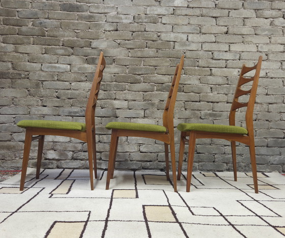 Image 1 of Set de 3 chaises scandinaves 1960