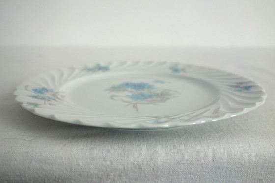 Image 1 of 12-delig dessertservies "Bergère", Haviland Limoges