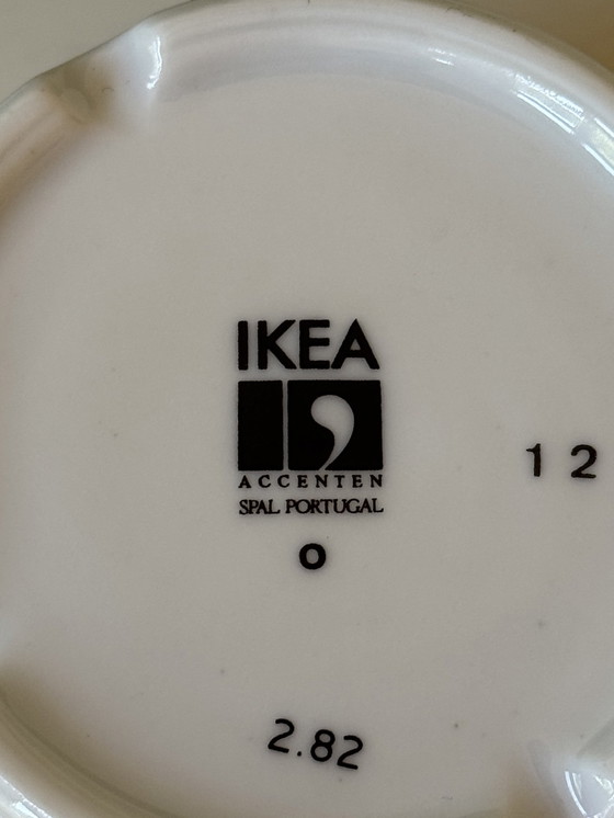 Image 1 of Vintage IKEA Accents Cup and Saucer Set - Spal Portugal, 1970s