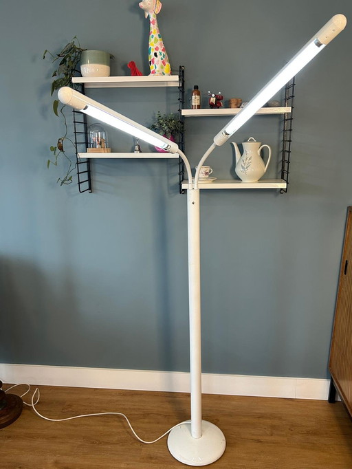Lampadaire Vintage Blanc