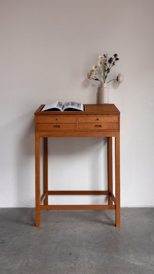 Vintage Rednerpult - Schreibtisch Eiche