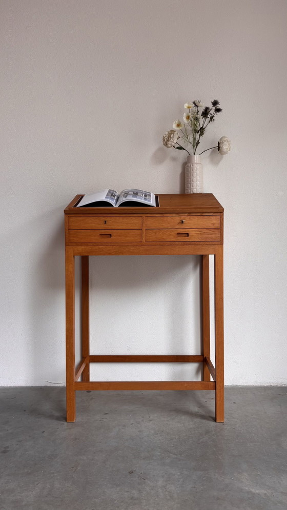 Image 1 of Vintage lectern - desk oak