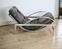 Verstelbare fauteuil van Guy Lefevre, Frankrijk, 1970