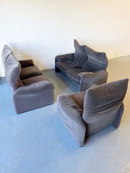 Conjunto de sofá vintage Cassina Maralunga