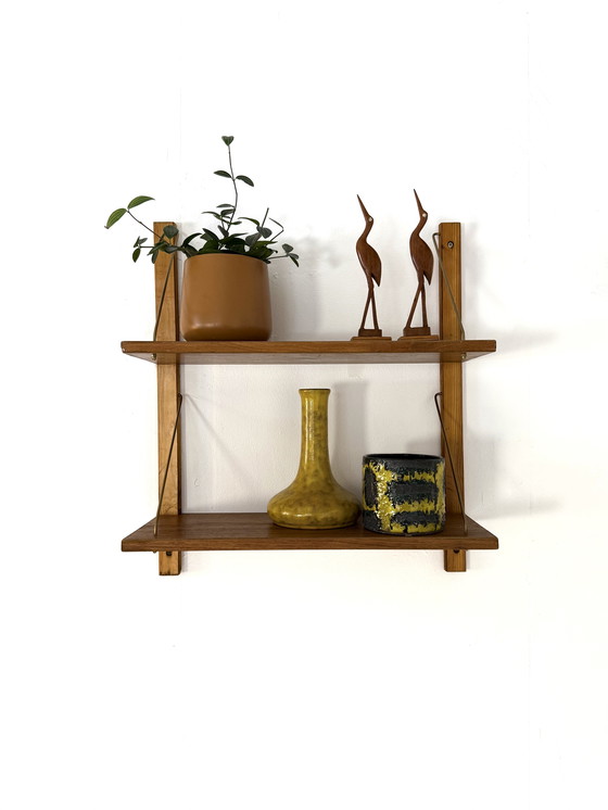 Image 1 of Vintage Danish wall rack '60