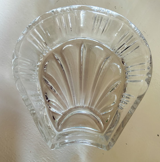 Image 1 of 6x vintage glass shell / oyster plates