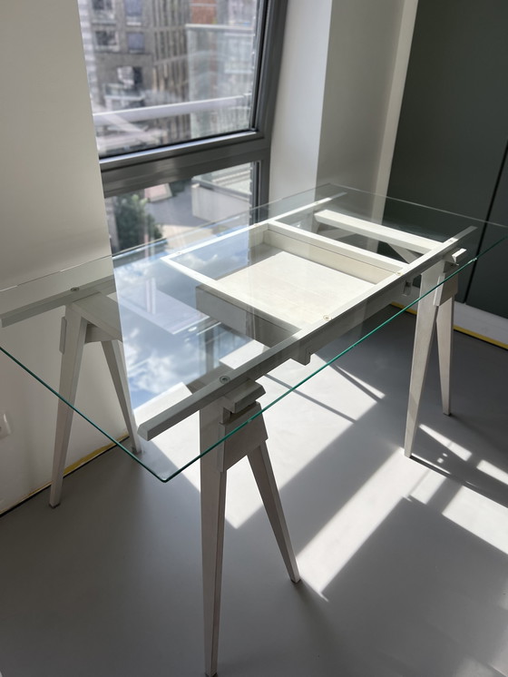 Image 1 of Design House Stockholm – Arco Bürotür Chuck Mack – Wit/Glas