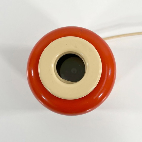 Image 1 of Orangefarbene Eclipse-Tischlampe von Goffredo Reggiani für Reggiani, 1960er Jahre