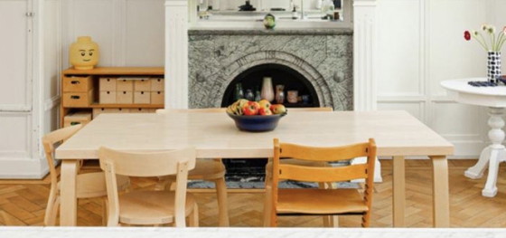 Image 1 of ARTEK Aalto table birch 83