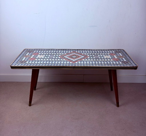 Vintage-Mosaiktisch, Couchtisch, Beistelltisch