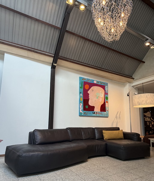 Leolux Copparo hoek/ lounge bank 