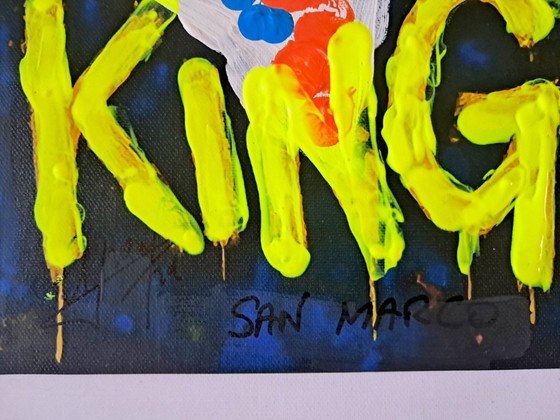 Image 1 of Enzo SAN MARCO - Marseille Baby 1 - Eerbetoon aan Alberto RICARDO - Kunstenaarsdoek