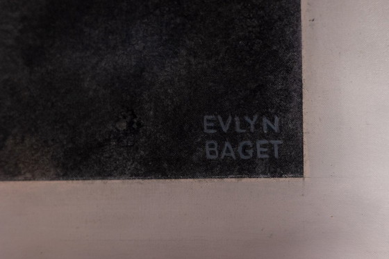 Image 1 of Evelyne Baget, Detail geschilderd op doek naar Girodet. Hedendaags.