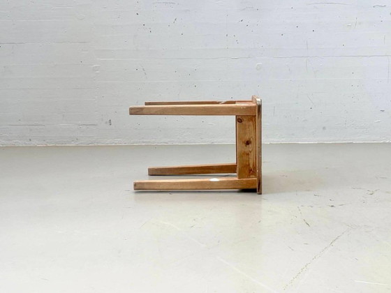 Tabouret vintage suisse en bois, style milieu du XXe siècle, années 1960 – Wood (photo 6 of 13)