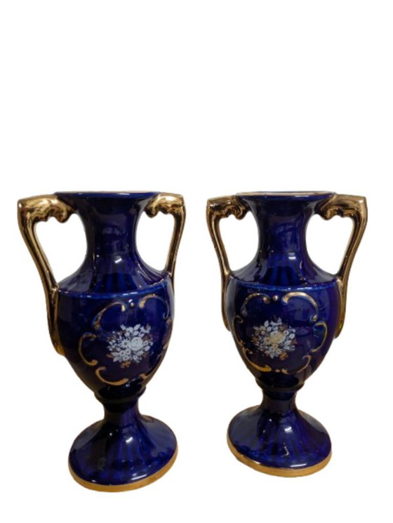 Image 1 of Dúo de tarros decorativos italianos