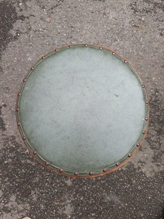 Image 1 of Thonet Barstool Leather Webbing