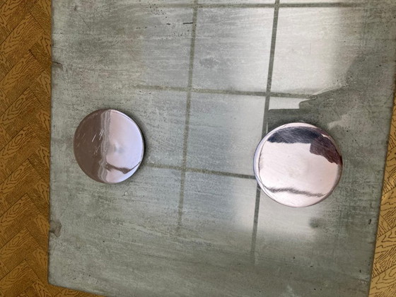 Image 1 of tavolo da pranzo in cemento e vetro di Saporiti, Italia 1960