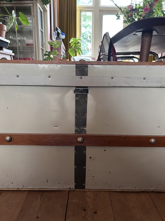 Image 1 of Authentieke Vintage Steamer Trunk – BALK Arnhem.
