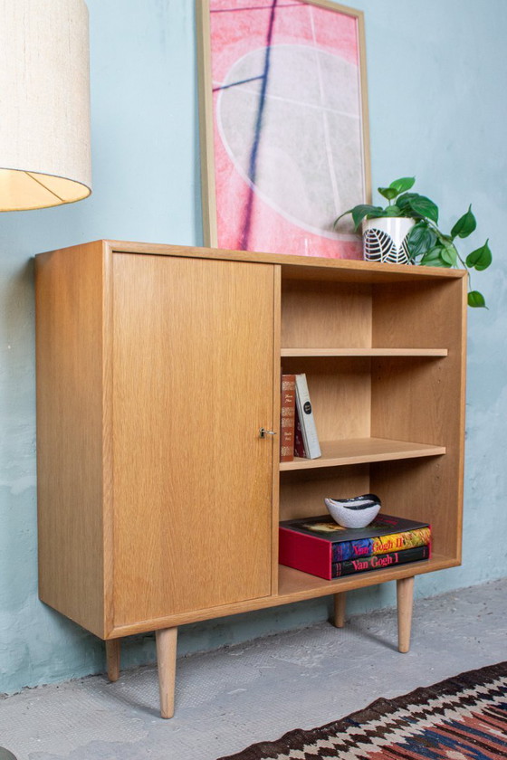 Image 1 of Vintage Chest of Drawers, Shelf, Sideboard, Oak, Mid-Century 1960s