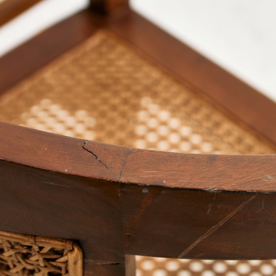 Image 1 of Sillón MK10904 de haya y ratán