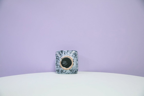 Image 1 of vase bleu mélangé Allemagne de l'Ouest