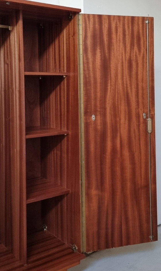 Mid Century Kleiderschrank, Kleiderschränke, Holz, Braun (Foto 7 von 15)