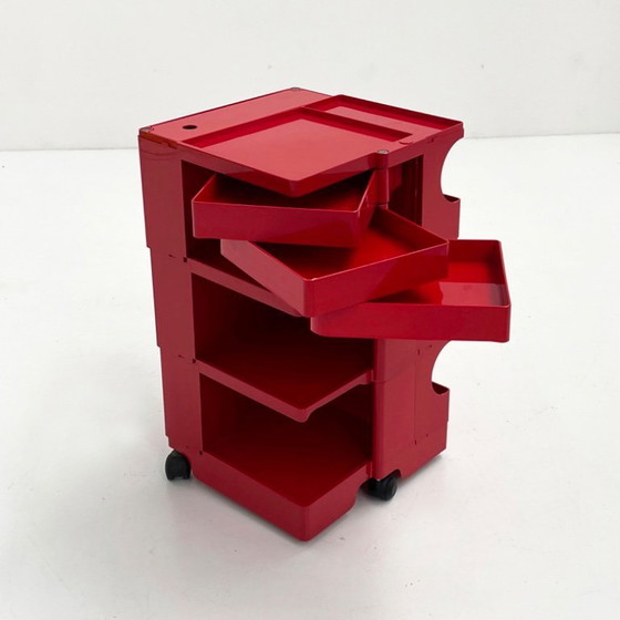 Image 1 of Red Boby Trolley by Joe Colombo for Bieffeplast, 1960s