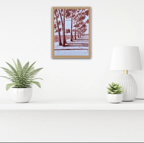 Image 1 of Inchiostro su carta fabriano 300g.  Formato 40x30cm.