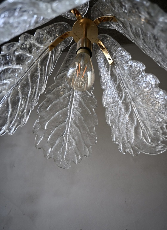 Image 1 of Lámpara de araña italiana Sylcom Light de cristal de Murano.