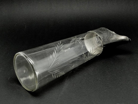 Weinkrug aus dem 20. Jahrhundert von PWQE, Deutschland, 1890er Jahre – Tafelgeschirr, Glass, Metal (photo 11 of 13)