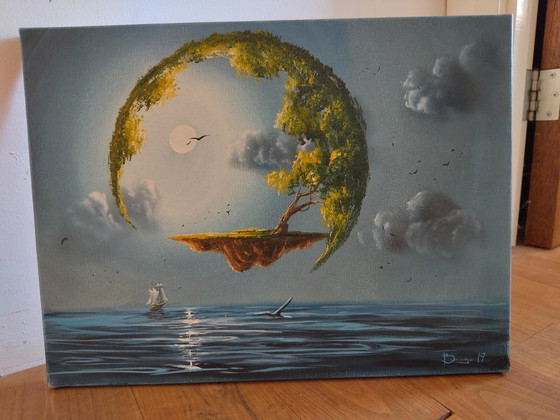 Image 1 of Adam Burczyc - Pellegrino | Olio su tela 50 x 40 cm