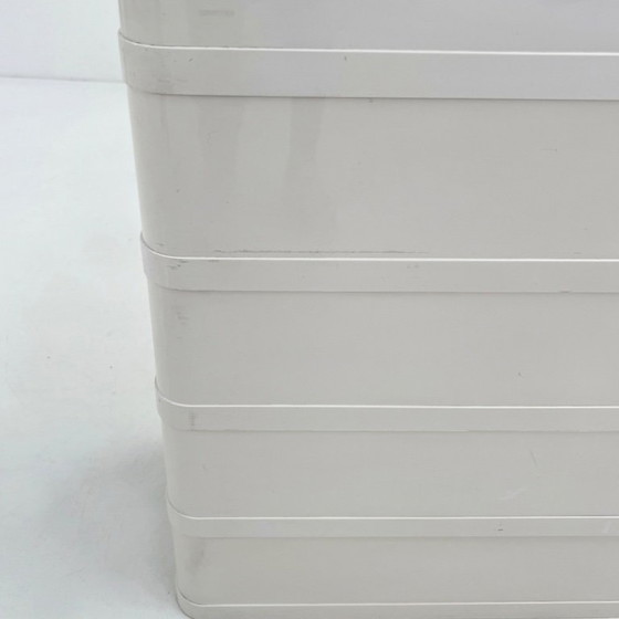 Image 1 of Cassettiera bianca modello 4964 di Olaf Von Bohr per Kartell, anni '70