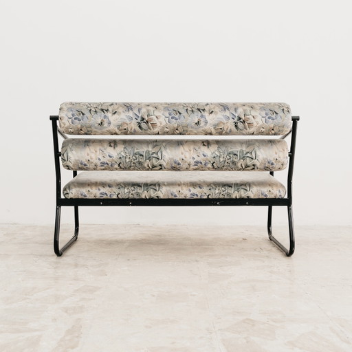 Memphis Style 1980s Postmodern Two-Seater Sofa