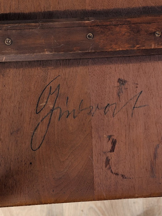Image 1 of Table d'appoint/table basse de style Arts & Crafts antique par William Birch (vers 1900)