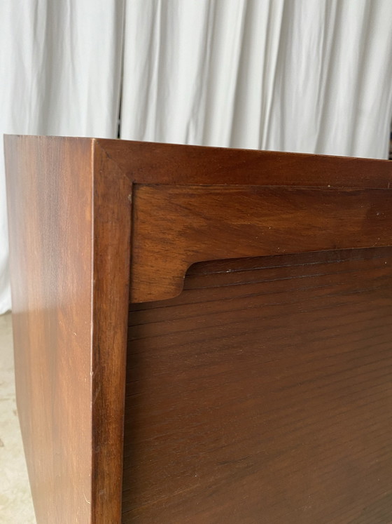 Buffet bas 503 de Gianfranco Frattini pour Bernini, Bois, Marron (photo 12 sur 13)
