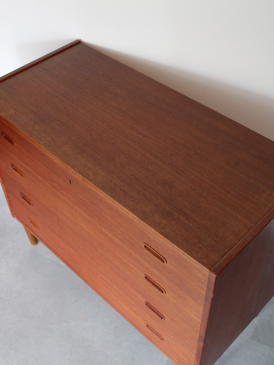 Commode large vintage danoise en teck – Wood (photo 7 of 8)