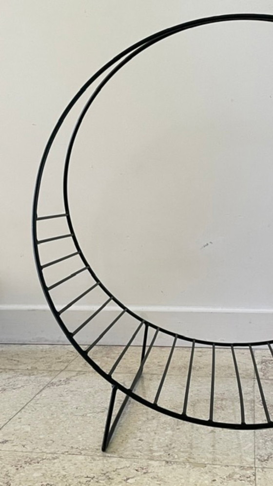 Vintage Magazine Rack Log Holder – Metal (photo 8 of 44)