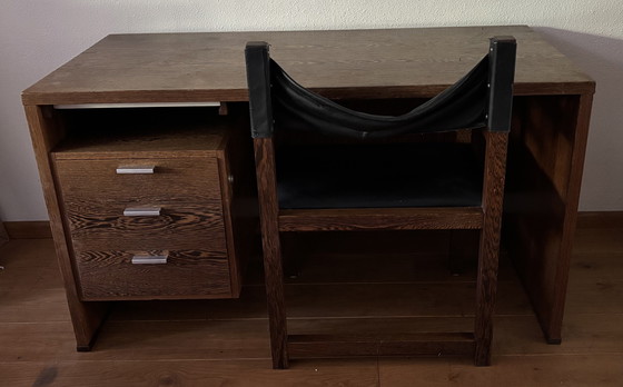 Image 1 of Pastoe, Cees Braakman, desk with chair, Wenge