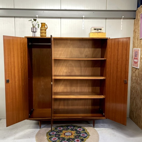 Vintage Danish Sixties Detachable Wardrobe with Hanging and Shelving – Wood (photo 8 of 12)