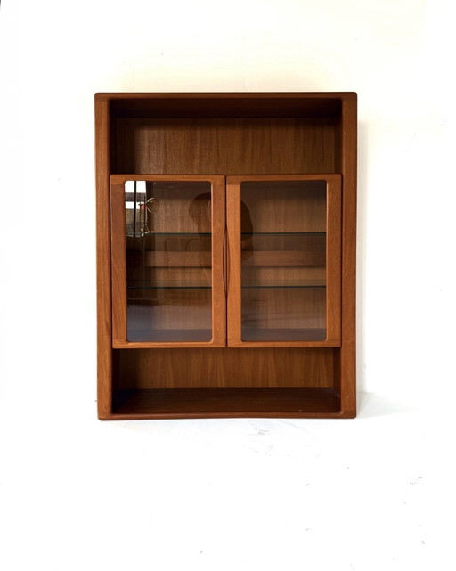 Vintage display case, Silkenborg Møbelfabrik '80