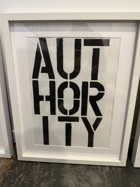 Image 1 of CHRISTOPHER WOOL GIRARD SEBASTIEN LITOGRAFÍA CHRISTOPHER WOOL GIRARD SEBASTIEN LITOGRAFÍA STREEART KAWS INVASOR OBEY Set 4
