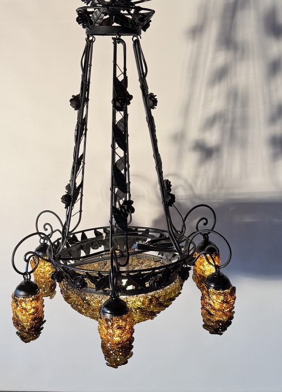 Image 1 of Kroonluchter Murano 1950/60