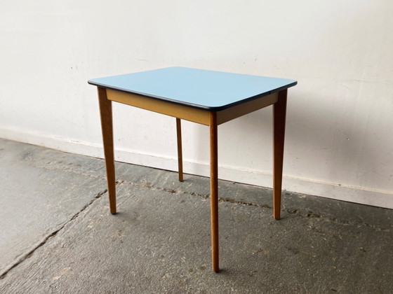 Image 1 of Mid-Century 1960s vintage small Formica kitchen/dining table 