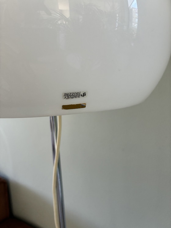 Image 1 of Space Age Vintage Floor Lamp “Lucerna” in chrome-plated steel by Harvey Guzzini