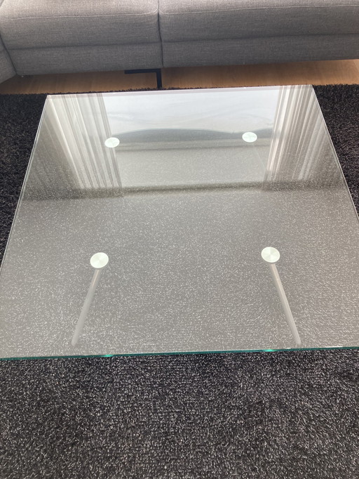 Tavolino da caffè in vetro