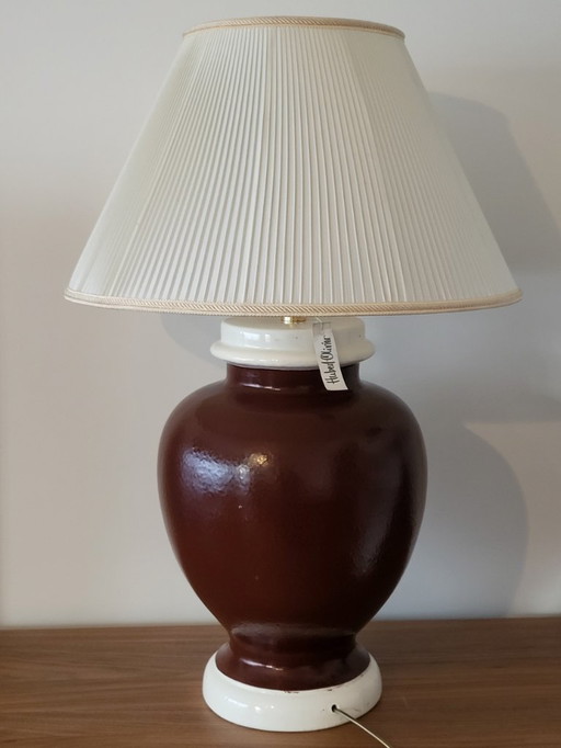 Grote keramische lamp van Hubert Olivier, Frankrijk