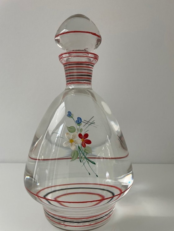 Image 1 of Art Deco likeurset: karaf met 4 glazen (1930)