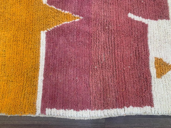 Image 1 of Marokkanischer Teppich aus Naturleinen, 250 x 150 cm