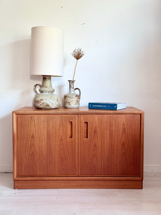 Buffet bas danois vintage Mid-century années 60 teck – Bois (photo 2 of 10)