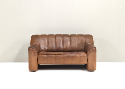 De Sede DS44 Tweezitter sofa in buffelleder – Zwitserland, 1970s
